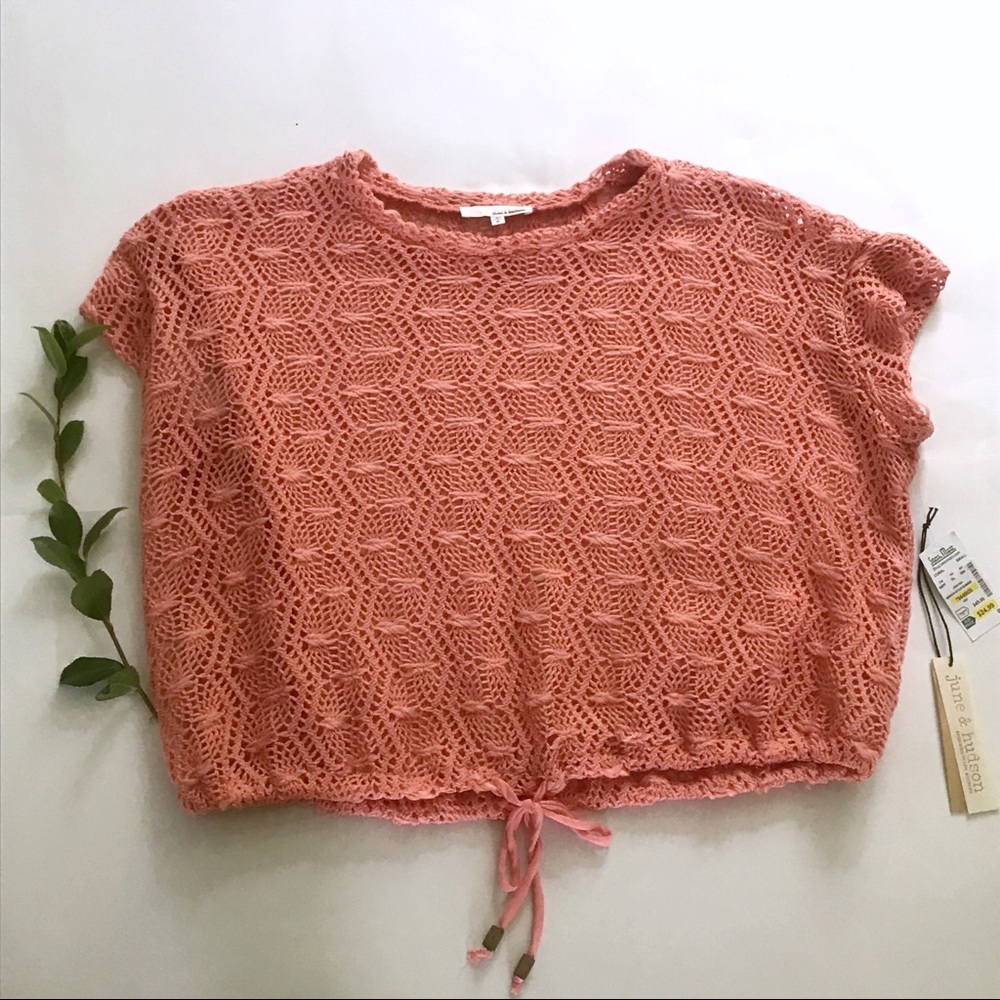 NWT Chunky Oversized Sweater w/ Short Sleeves for Warm Layering